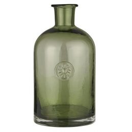 green-pharmacy-glass-bottle-with-flower-emblem-1-5l-by-ib-laursen