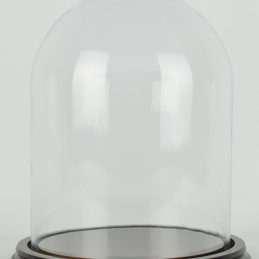 vintage-look-medium-dome-with-wooden-base-height-31-cm