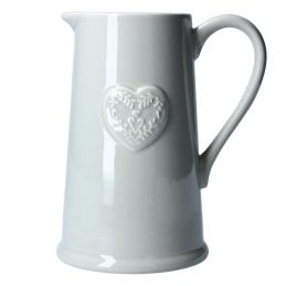 grey-ceramic-jug-pitcher-vase-h21-5-cm-by-gisela-graham