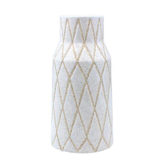 white-beige-ceramic-vase-29cm-by-gisela-graham