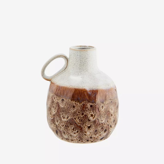 stoneware-vase-with-handle-tall-17-cm-by-madam-stoltz