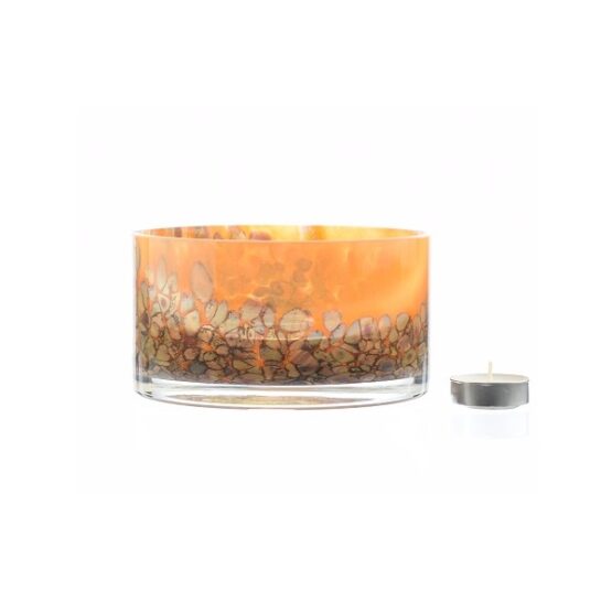 multicolour-handmade-glass-bowl-candle-holder-o15-cm-orange