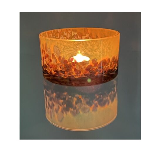 multicolour-handmade-glass-bowl-candle-holder-o15-cm-orange