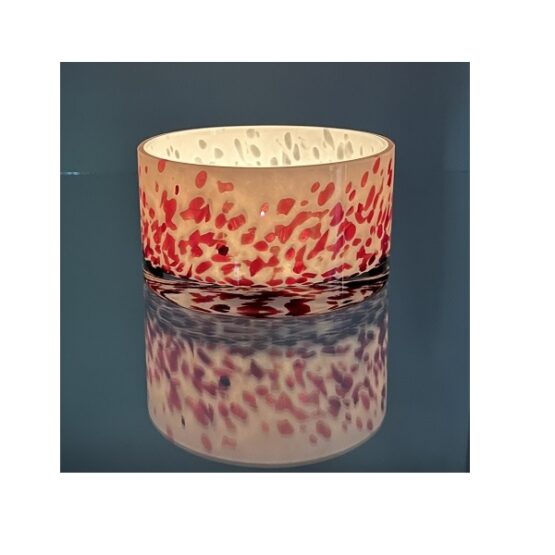multicolour-handmade-glass-bowl-candle-holder-o15-cm-burgundy