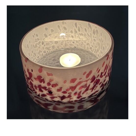 multicolour-handmade-glass-bowl-candle-holder-o15-cm-burgundy