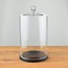 Handmade Glass Display Cover Cloche Bell Dome With Knob Tall 18.5 cm x 10.5 cm