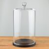 Handmade Glass Display Cover Cloche Bell Dome With Knob Tall 18.5 cm x 10.5 cm