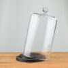 Handmade Glass Display Cover Cloche Bell Dome With Knob Tall 18.5 cm x 10.5 cm