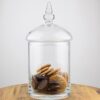 Handmade Glass Cookie Sweet Storage Jar With Lid H:35 cm