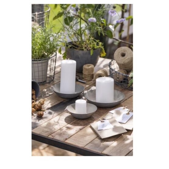 set-of-2-pillar-candle-white-small-by-ib-laursen