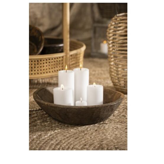 set-of-2-pillar-candle-white-small-by-ib-laursen