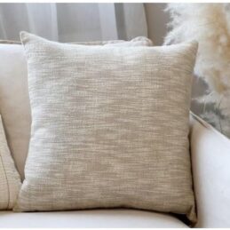 Cream Pillowcase / Cushion Cover 45x45 cm by Chic Antique