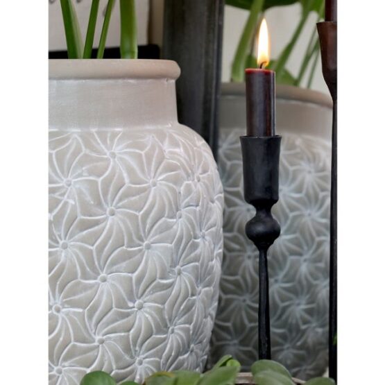 colmar-vase-with-flowers-h36-5-cm-french-grey-by-chic-antique