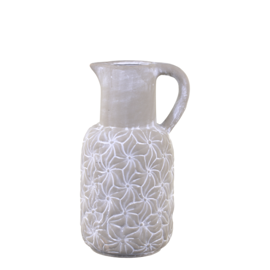 colmar-jug-with-flowers-h30-cm-french-grey-by-chic-antique