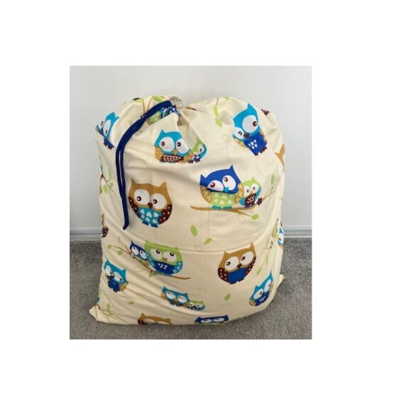 kids-cotton-drawstring-bag-60x50-cm-100-cotton-owls-yellow