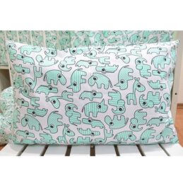 kids-pillowcase-60x40-cm-mint-animals
