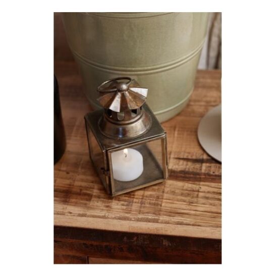 small-square-brass-glass-lantern-h12-cm-by-ib-laursen