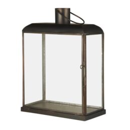 glass-lantern-oblong-rounded-roof-black-28-cm-by-ib-laursen
