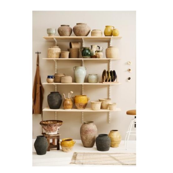 cement-flower-pot-athen-with-grooves-light-sand-h-13-cm-by-ib-laursen